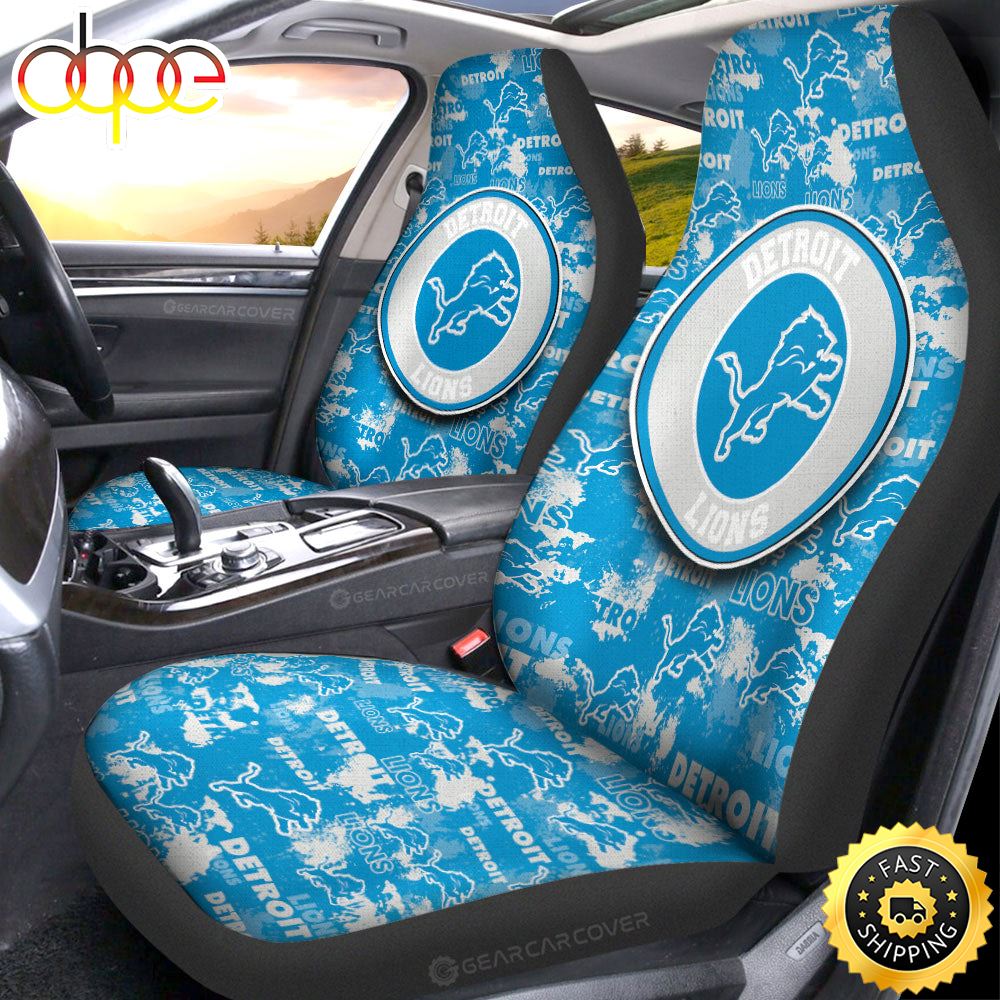 Detroit Lions Car Seat Covers Custom Car Accessories C1zfxd