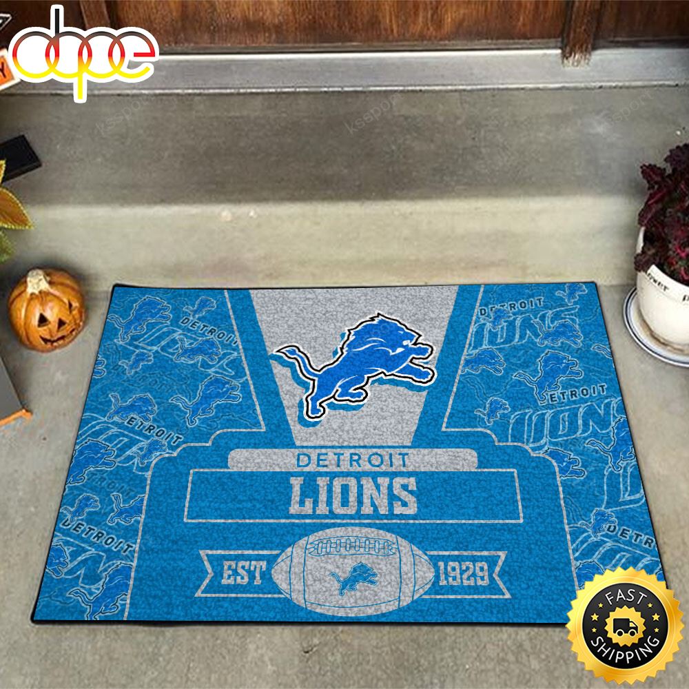 Detroit Lions NFL Doormat For This Season Dtwwme