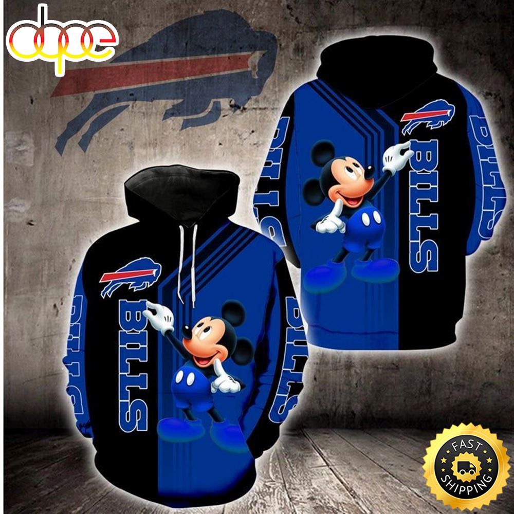 Disney Mickey Buffalo Bills 8 Nfl Gift For Fan 3d All Over Print Shirt Rdk27b