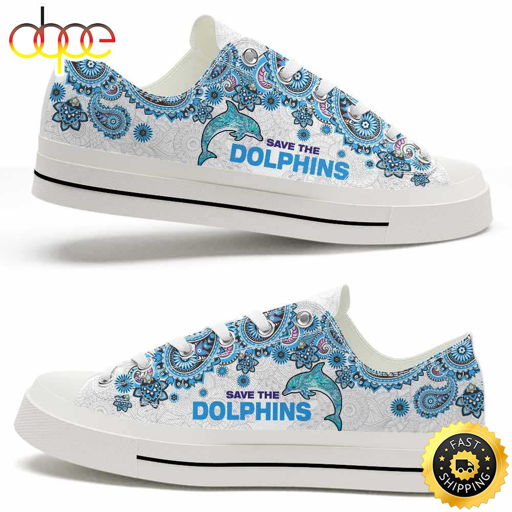 Dolphin Mandala Save The Dolphins Low Top Shoes Gxrnss