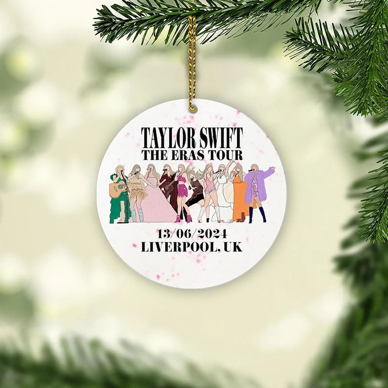  Swiftie Christmas ornament, Taylor xmas ornaments