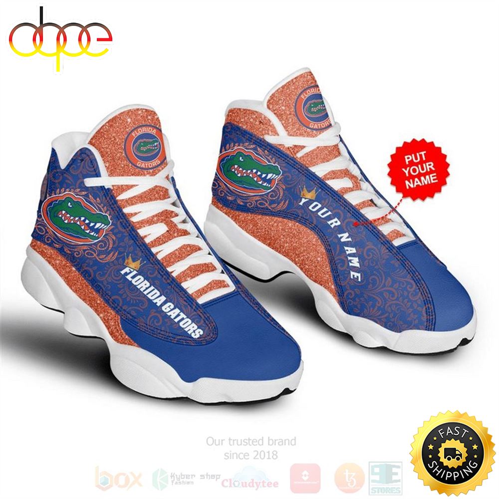 Florida Gators Nfl Custom Name Air Jordan 13 Shoes Pkcnzh