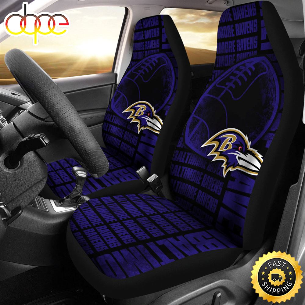 Gorgeous The Victory Baltimore Ravens Car Seat Covers Kgs3bi