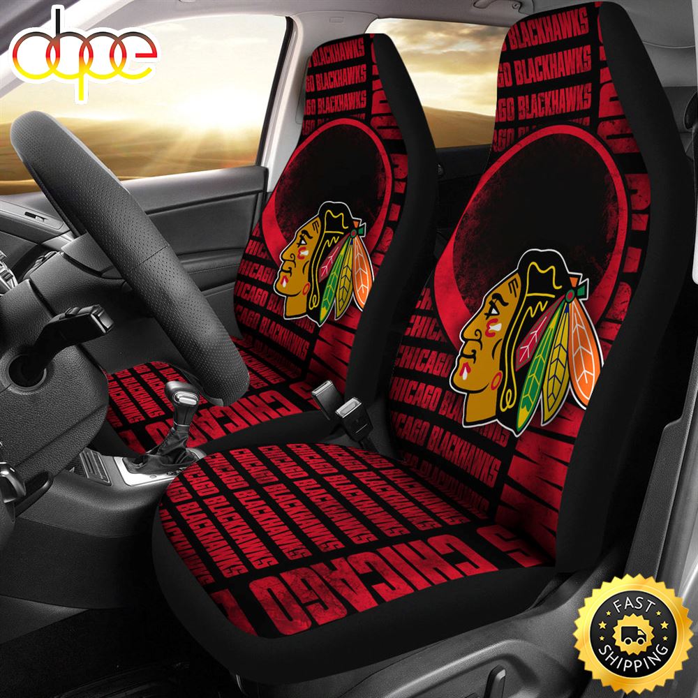 Gorgeous The Victory Chicago Blackhawks Car Seat Covers Ttgpt5