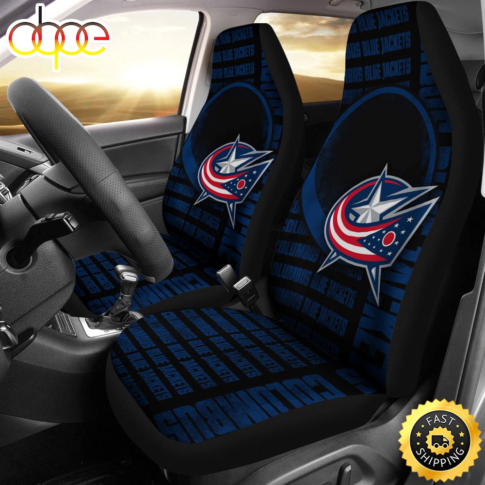 Gorgeous The Victory Columbus Blue Jackets Car Seat Covers Okmmwm