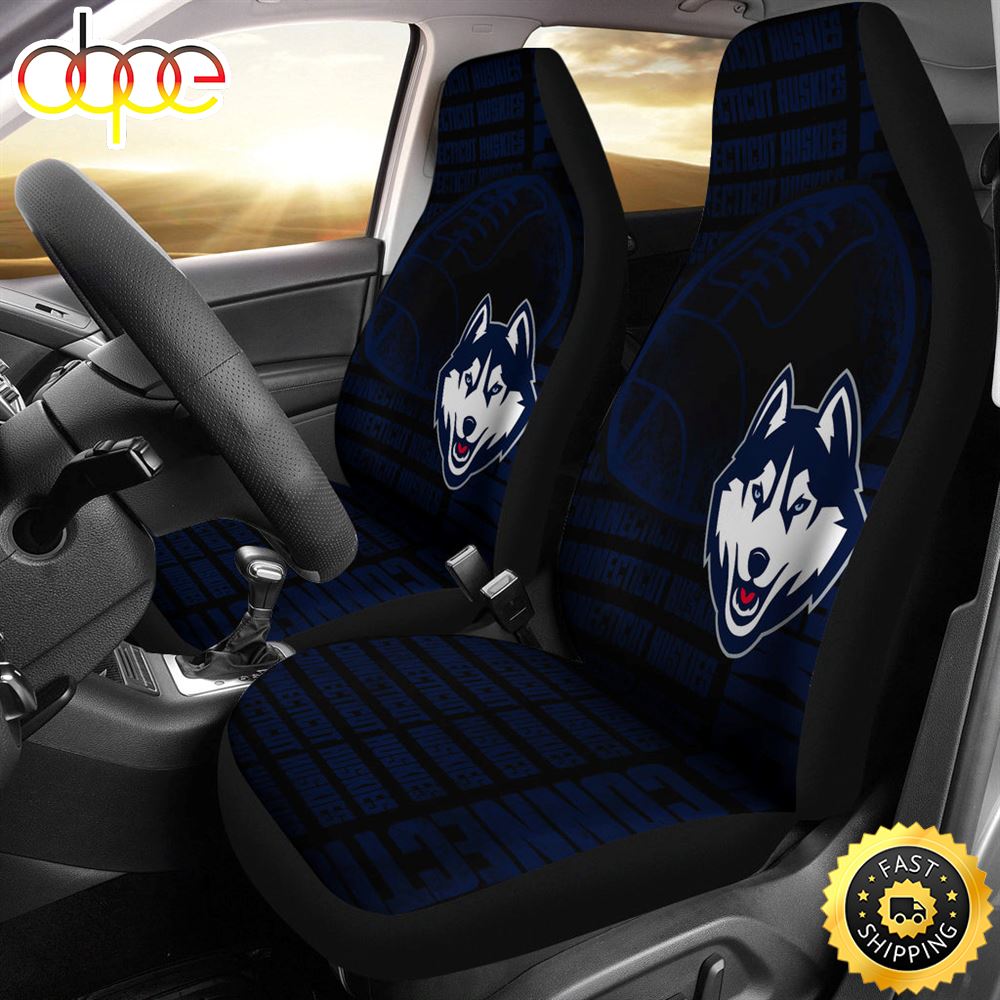 Gorgeous The Victory Connecticut Huskies Car Seat Covers P5rbg1
