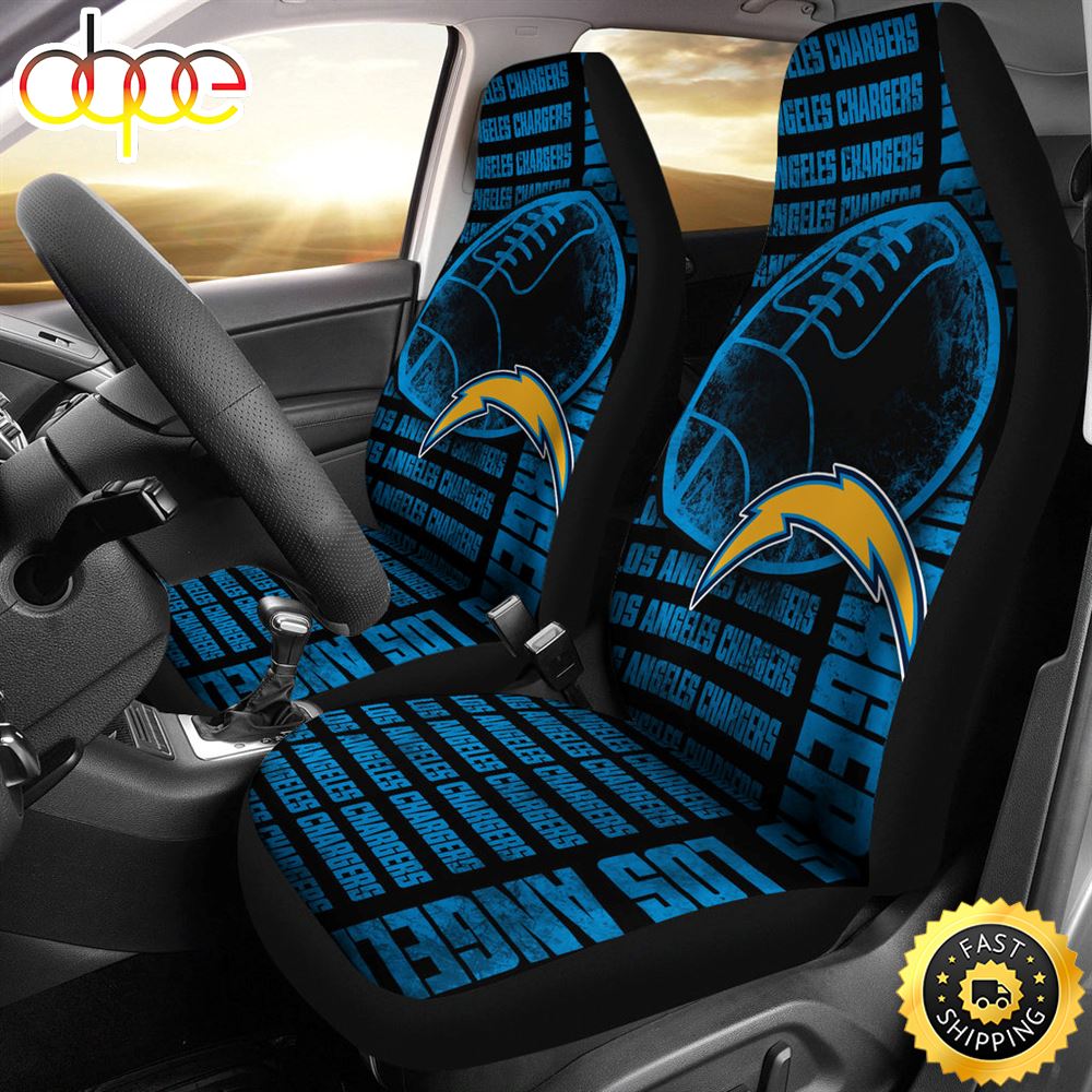 Gorgeous The Victory Los Angeles Chargers Car Seat Covers R2ahux