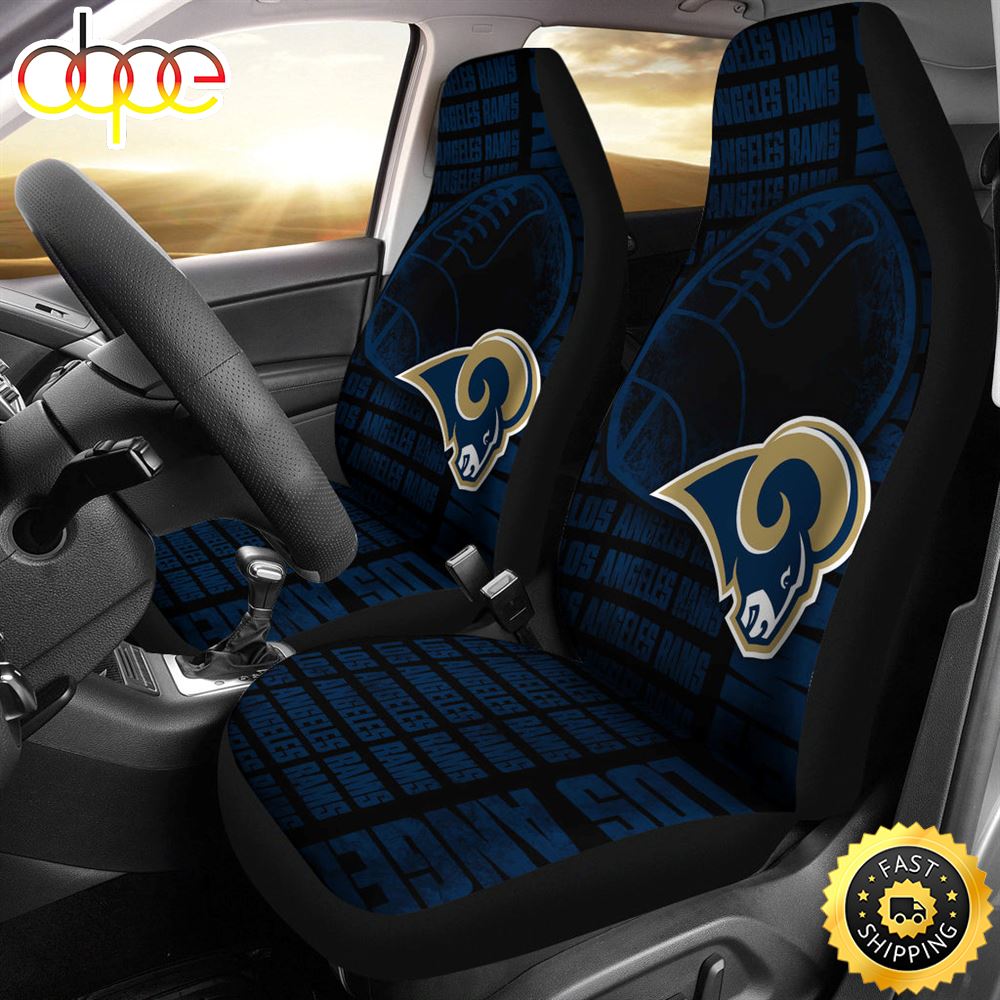 Gorgeous The Victory Los Angeles Rams Car Seat Covers Wfjswl