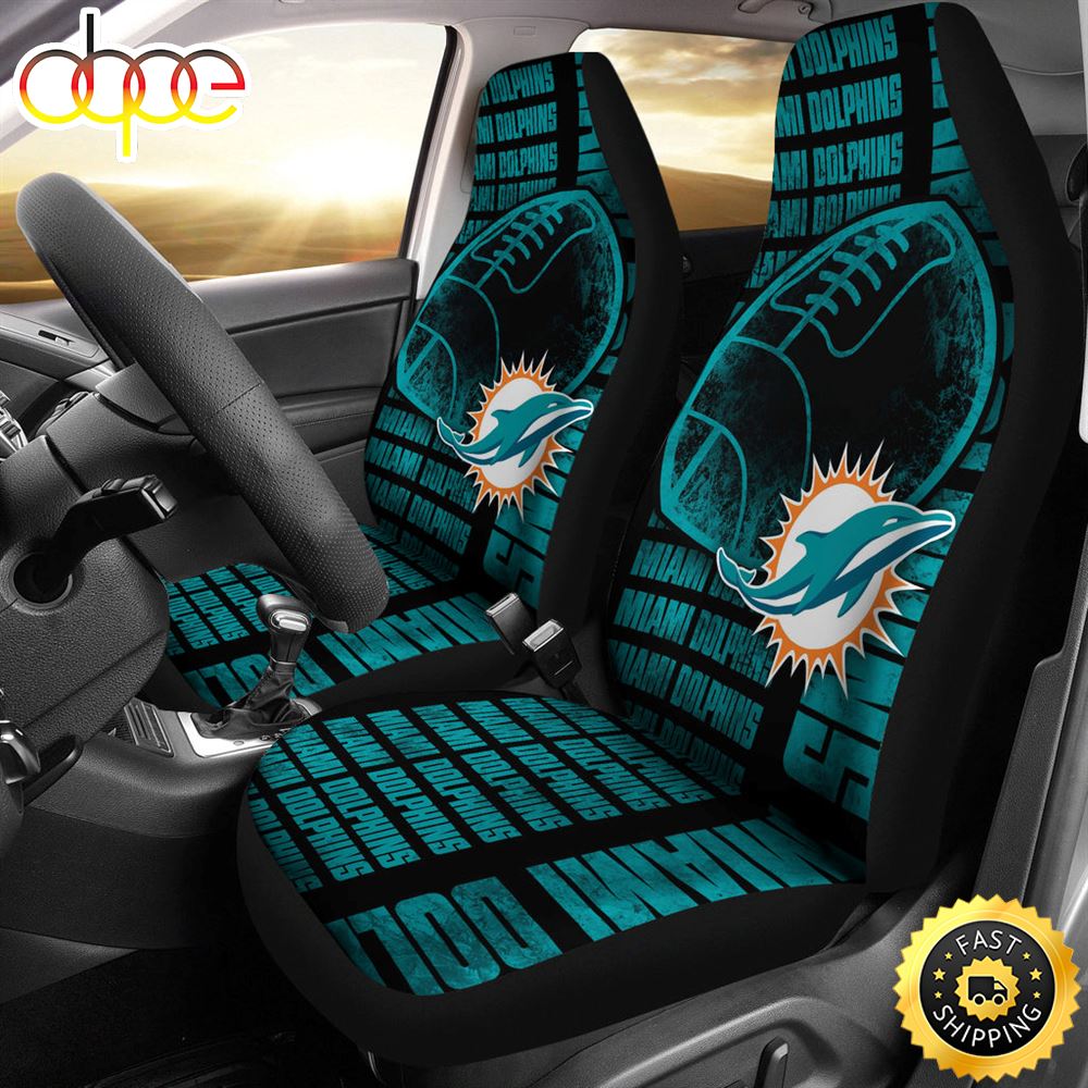 Gorgeous The Victory Miami Dolphins Car Seat Covers Lwzaks