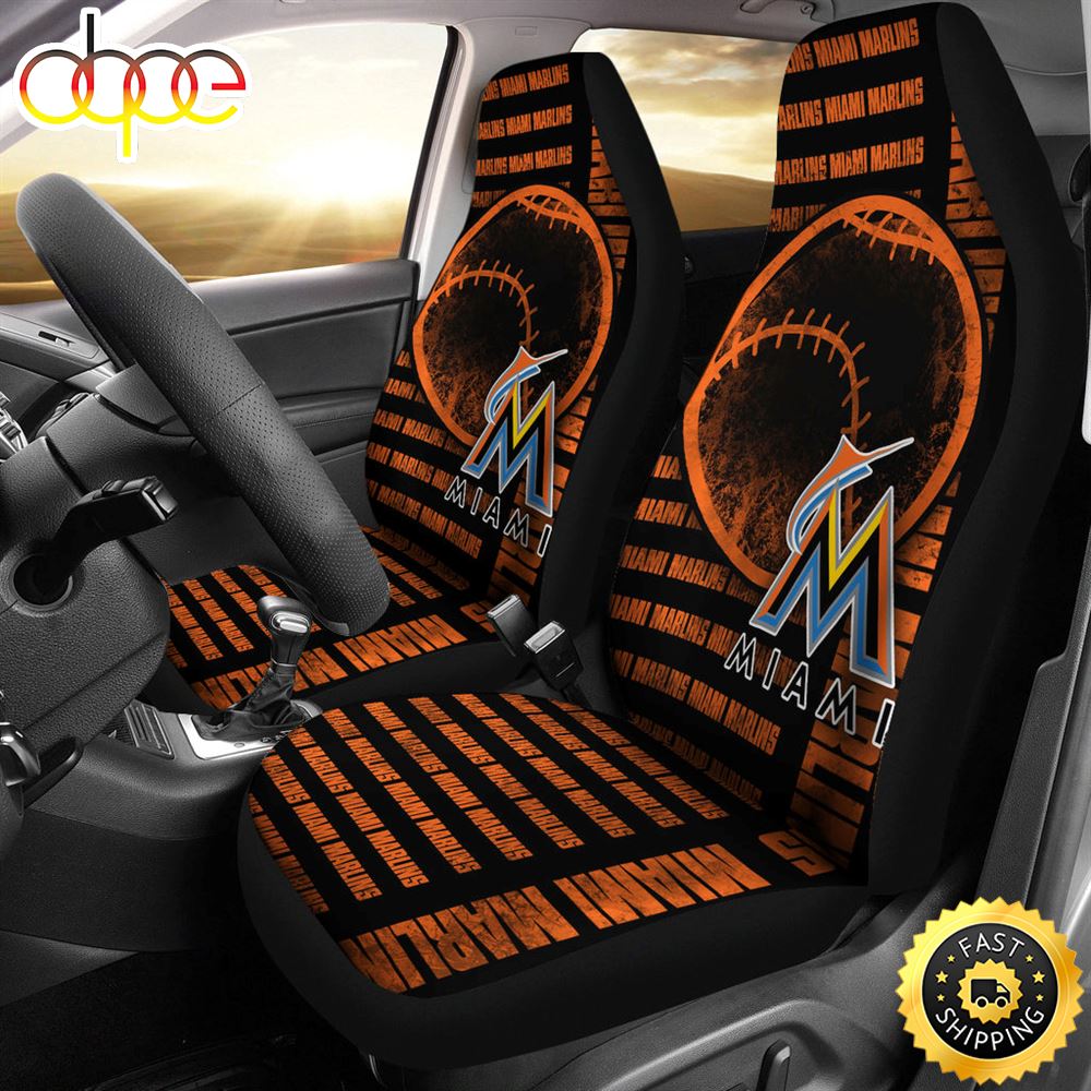 Gorgeous The Victory Miami Marlins Car Seat Covers Kgth9u