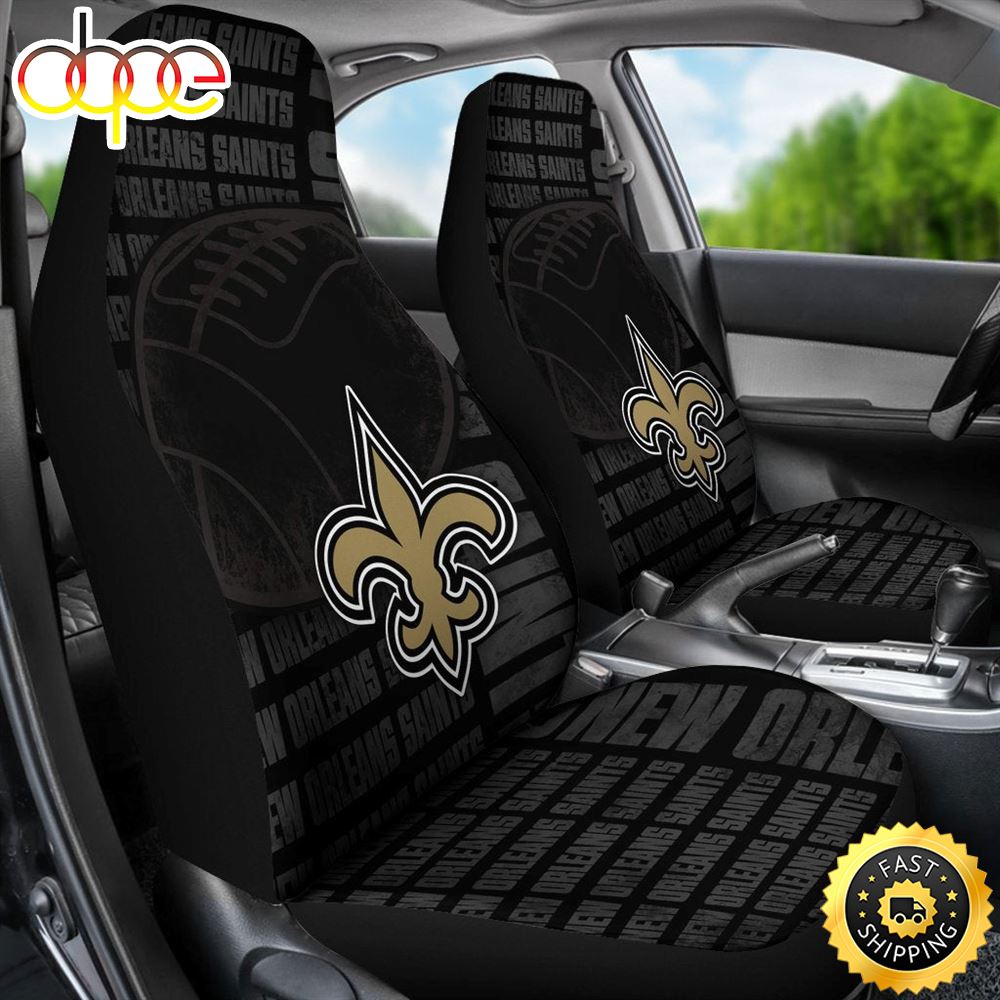 Gorgeous The Victory New Orleans Saints Car Seat Covers T3prfm