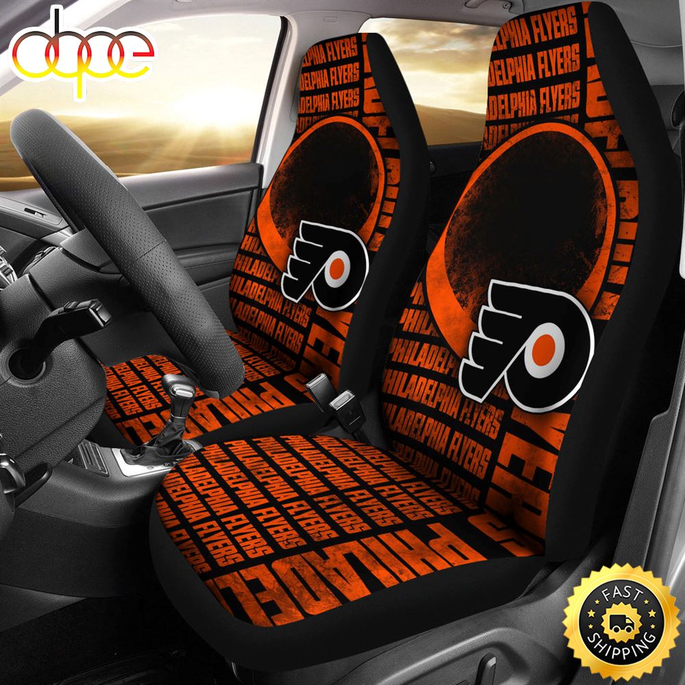 Gorgeous The Victory Philadelphia Flyers Car Seat Covers Uzzqam