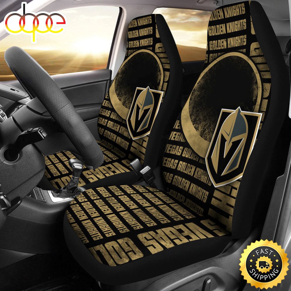 Gorgeous The Victory Vegas Golden Knights Car Seat Covers Kcmdr3