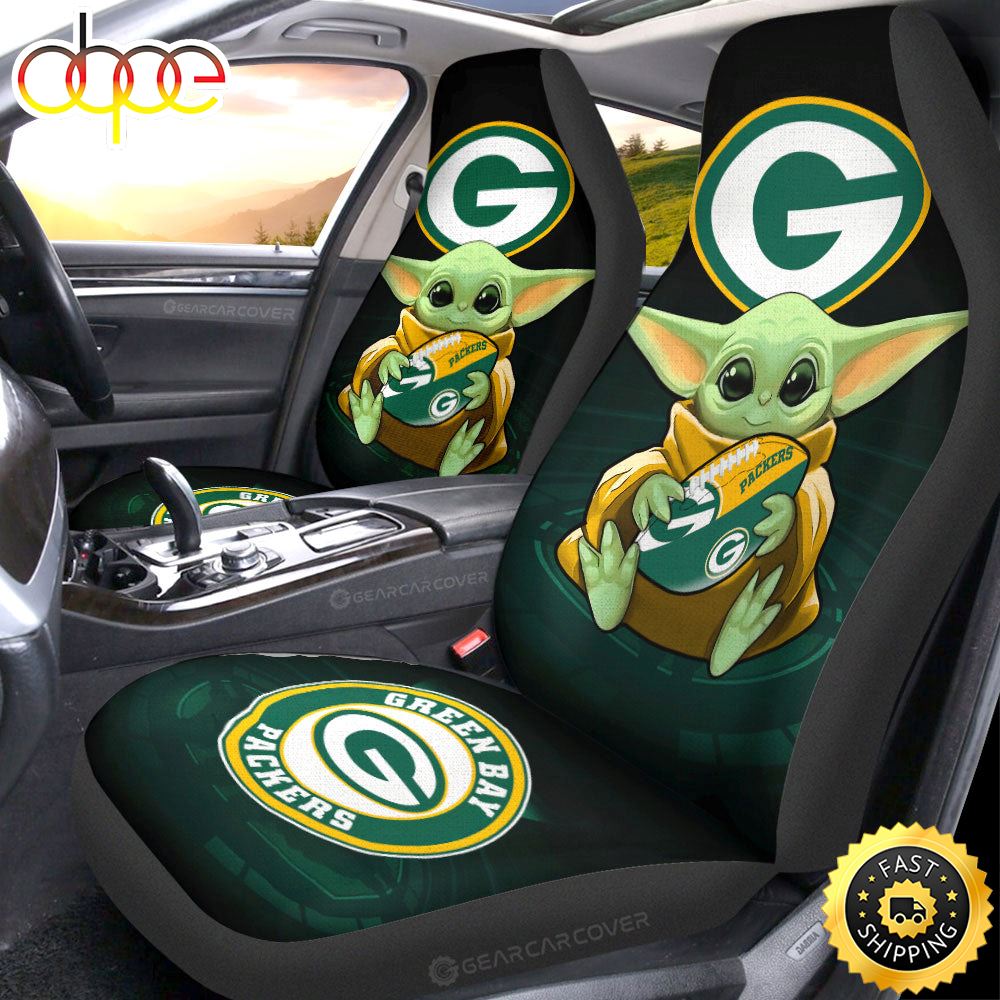 Green Bay Packers Car Seat Covers Custom Car Accessories For Fan 9773 Xn4ebl