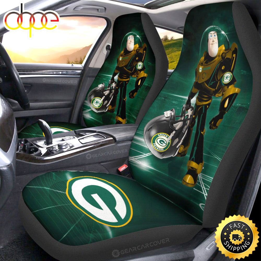 Green Bay Packers Car Seat Covers Custom Car Accessories For Fan F4ddxw