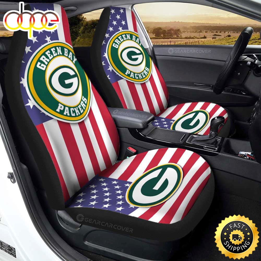 Green Bay Packers Car Seat Covers Custom Car Decor Accessories Ftfe8n