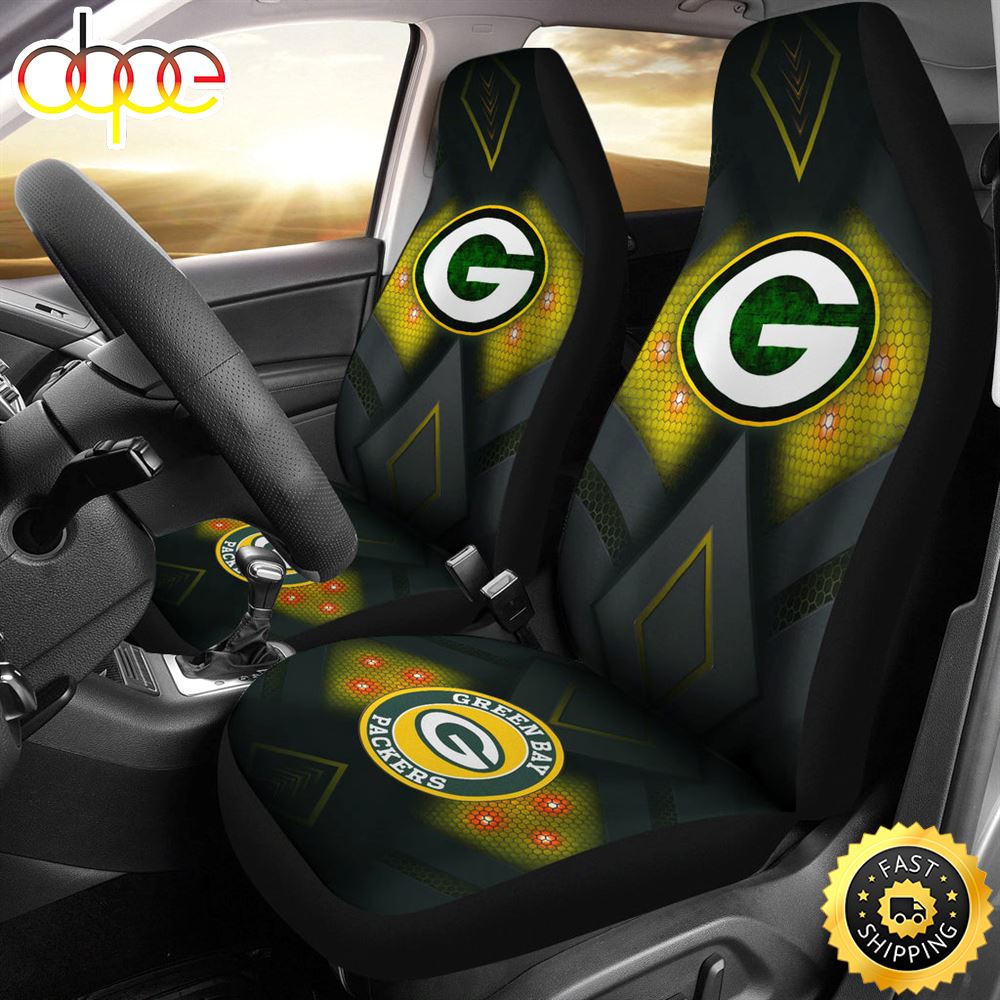 Green Bay Packers Car Seat Covers Nfl Car Accessories Jh7xfl