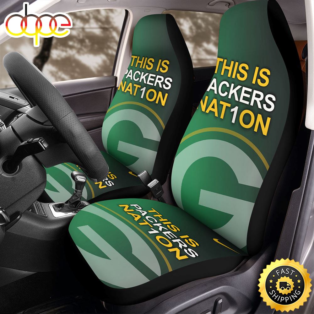 Green Bay Packers Nat1on Car Seat Covers Dq1hbr