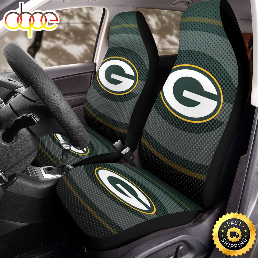 Green Bay Packers New 1 Car Seat Covers Xgstfc