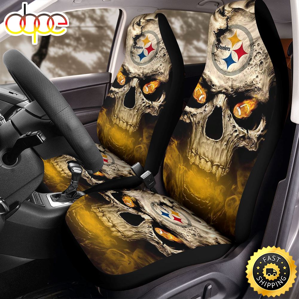 Green Bay Packers Skull 1 Car Seat Covers Sdx9ne