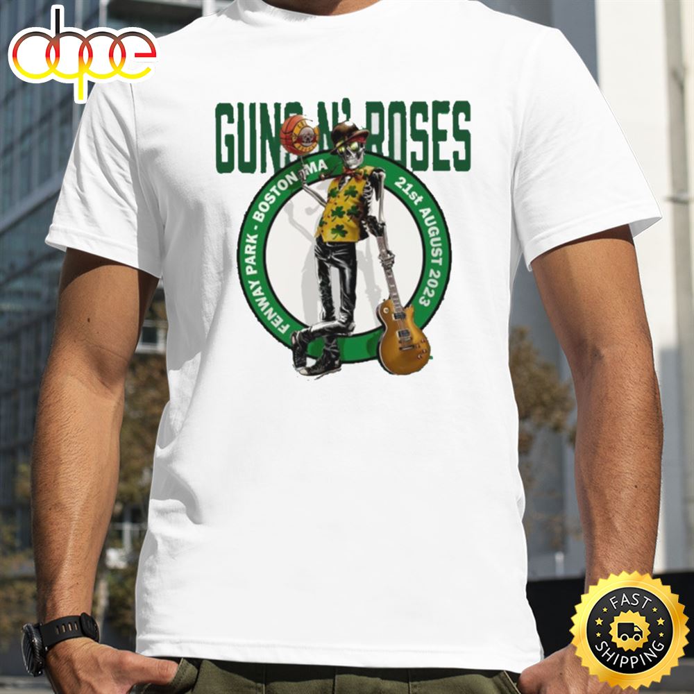 Guns N Roses Fenway Park Boston MA 21st August 2023 World Tour Unique T Shirt Wvbsyg