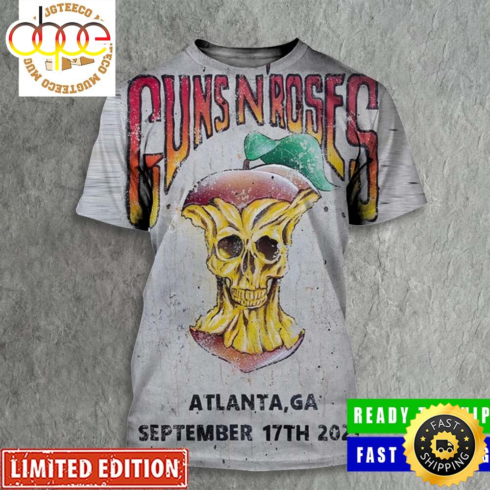 Guns N Roses Music Midtown Event Sept 17 2023 Poster All Over Print Shirt Fkprns