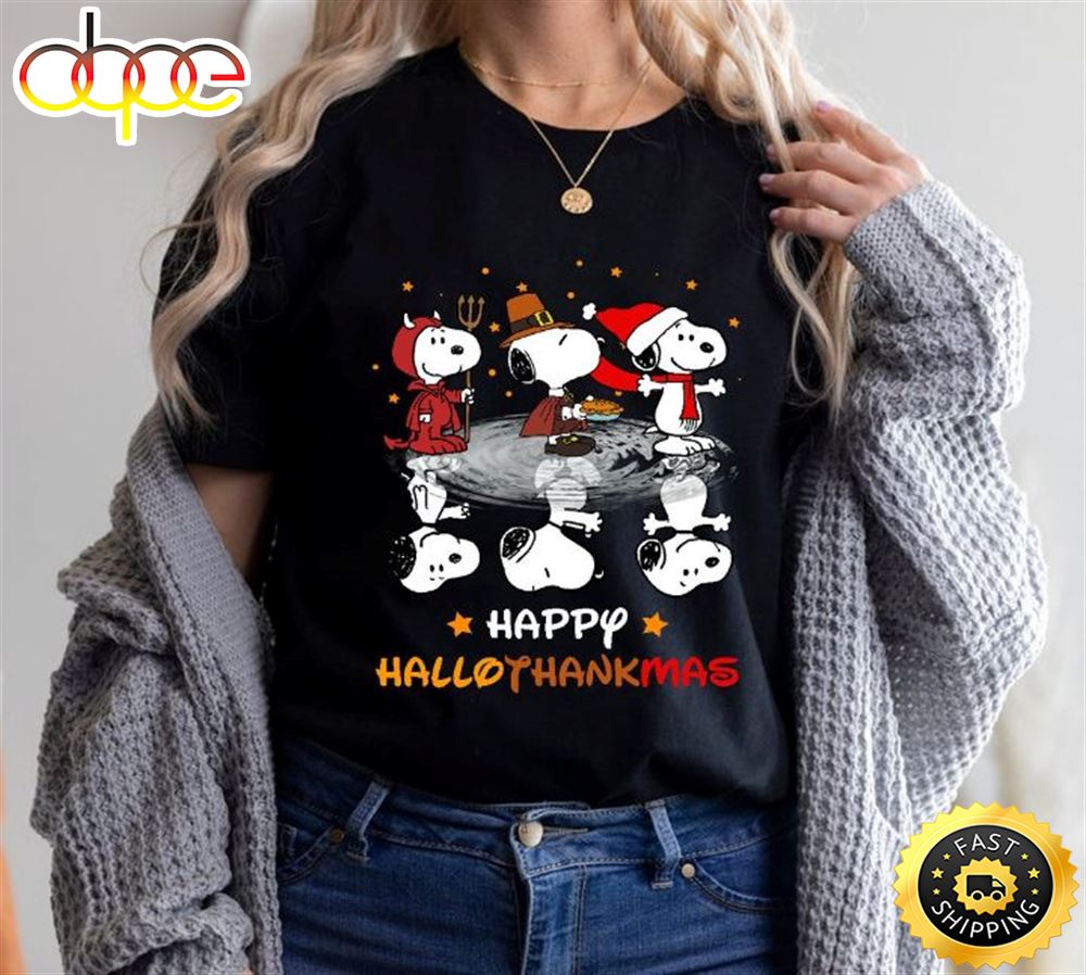 Happy Snoopy Peanuts Thanksgiving Tshirt Gb5ffy