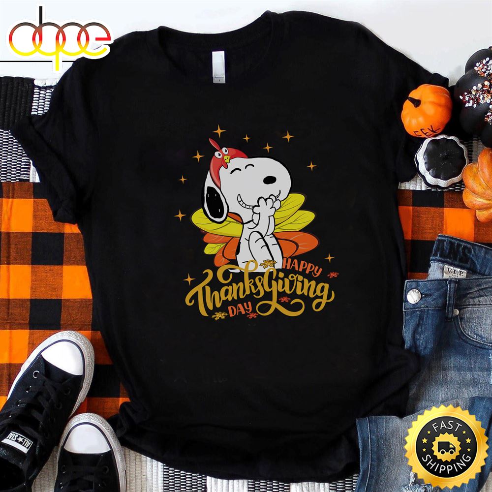 Happy Thanksgiving Snoopy Shirt Xoj88y