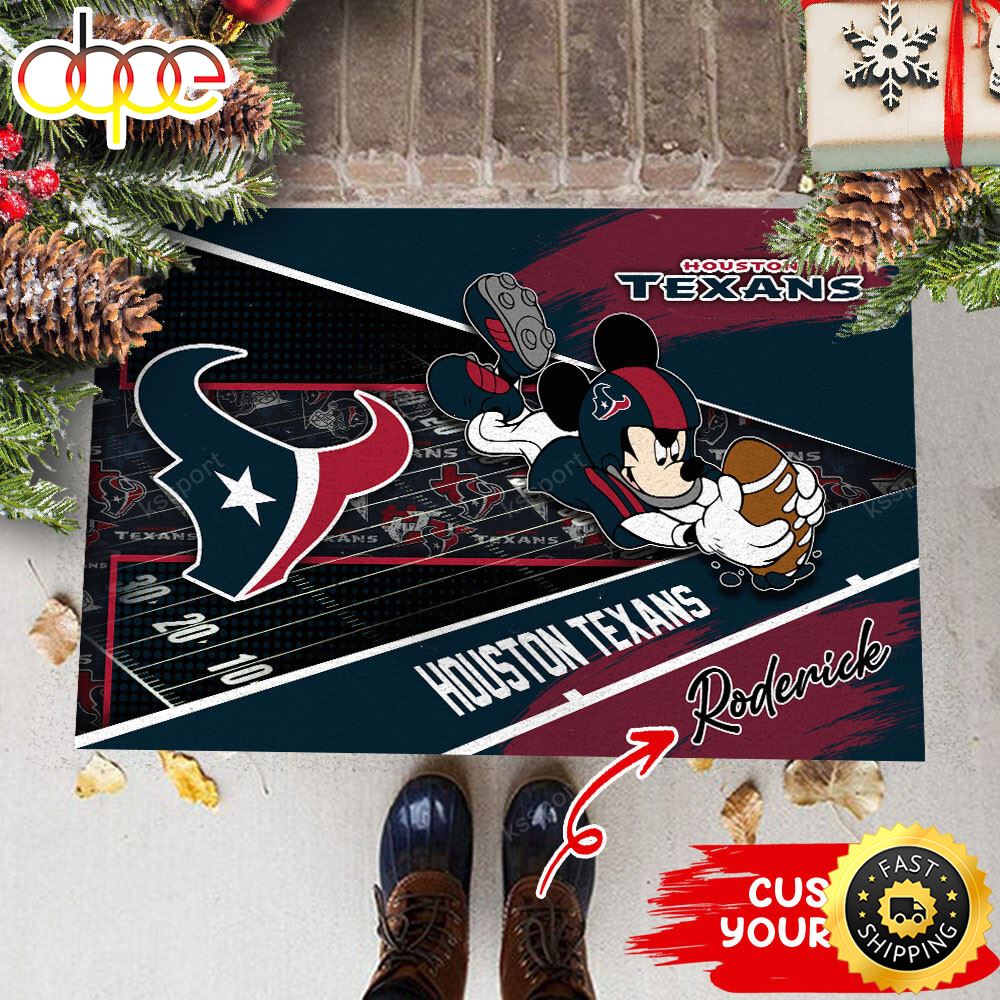 Houston Texans NFL Custom Doormat For This Season Edtijy