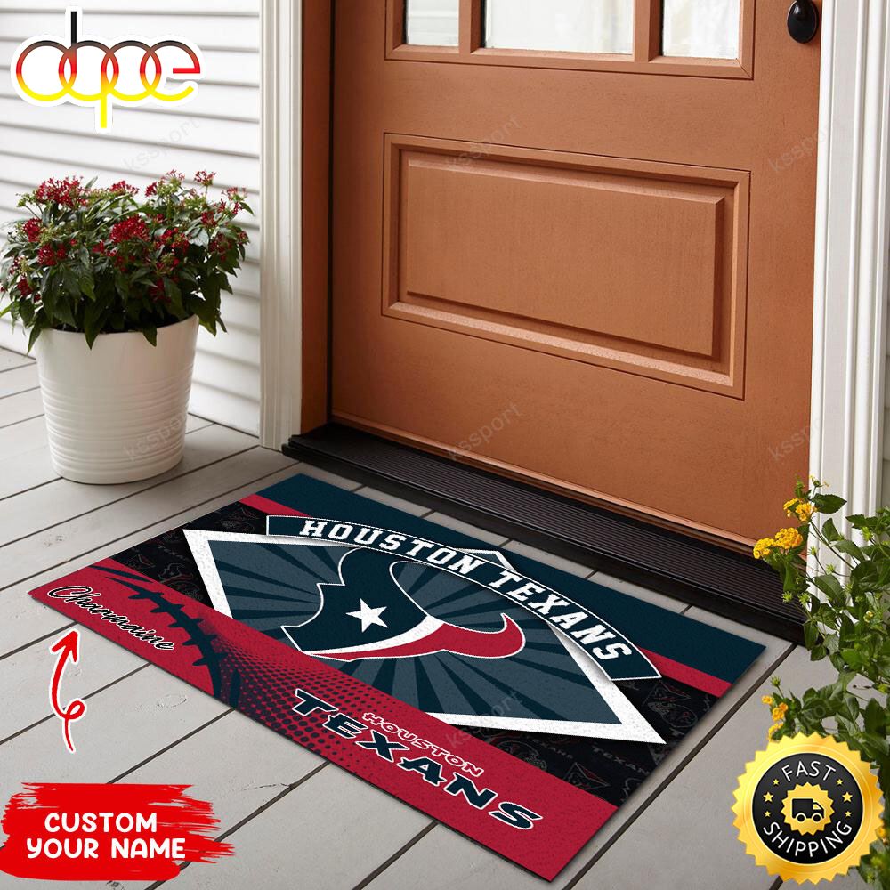 Houston Texans NFL Personalized Doormat For This Season Crd3tm