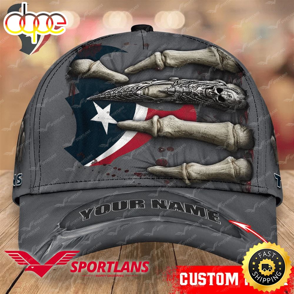 Houston Texans Logo NFL Fans Hat Cap Custom Name - Banantees