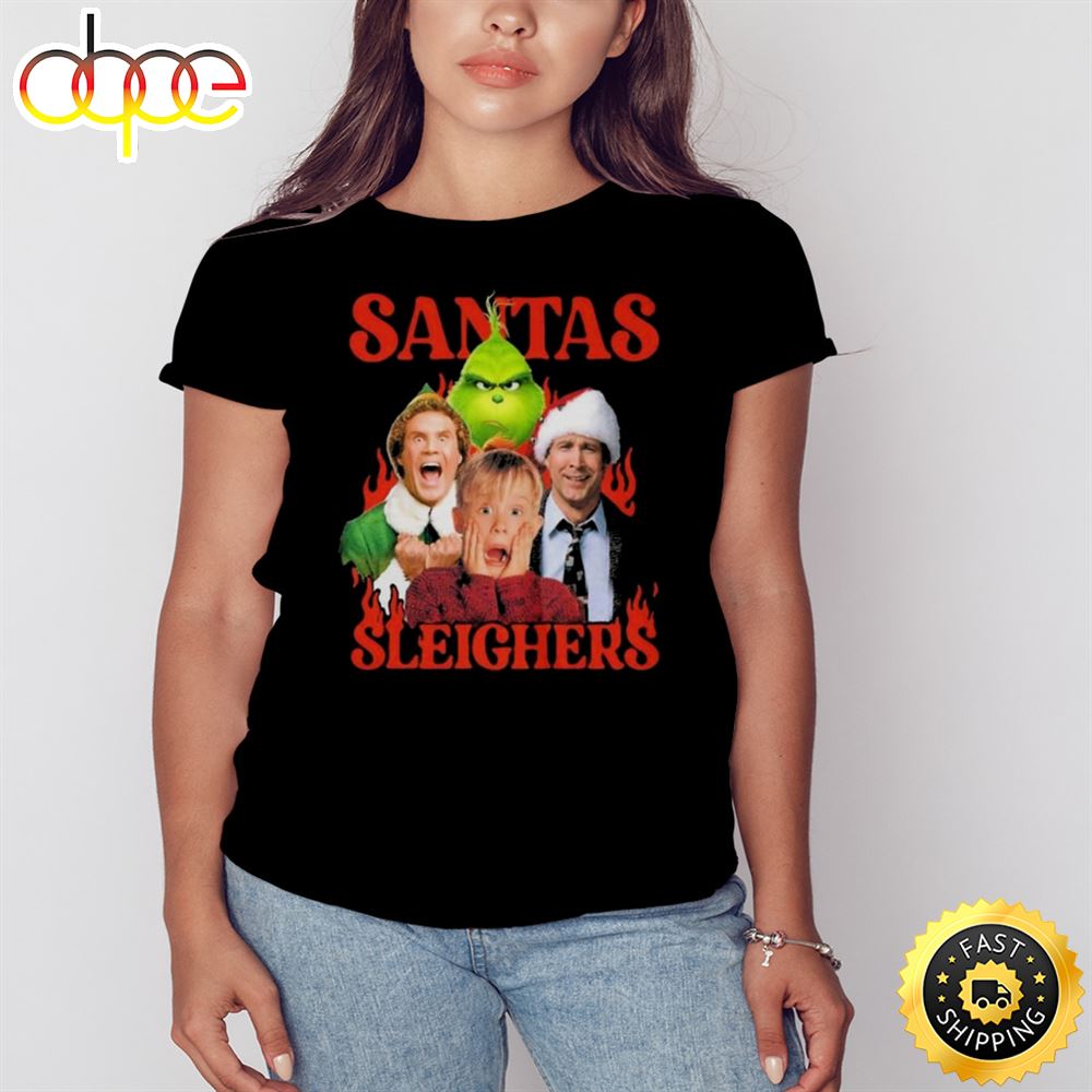 How The Grinch Stole Christmas Santas Sleighers 2023 T Shirt Bnwq5u