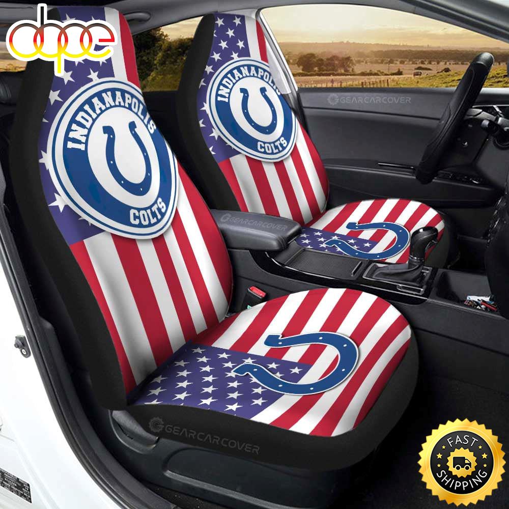 Indianapolis Colts Car Seat Covers Custom Car Decor Accessories V007lp