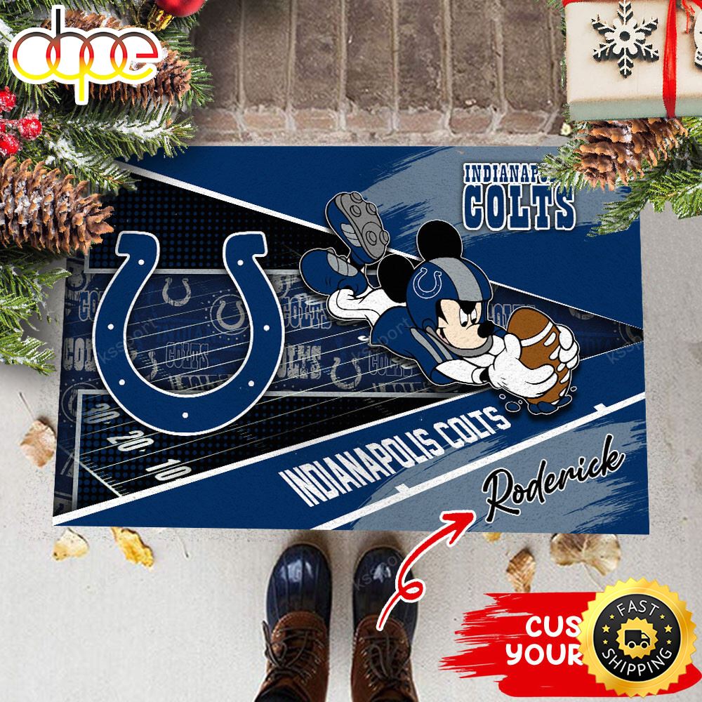 Indianapolis Colts NFL Custom Doormat For This Season Sofv5b