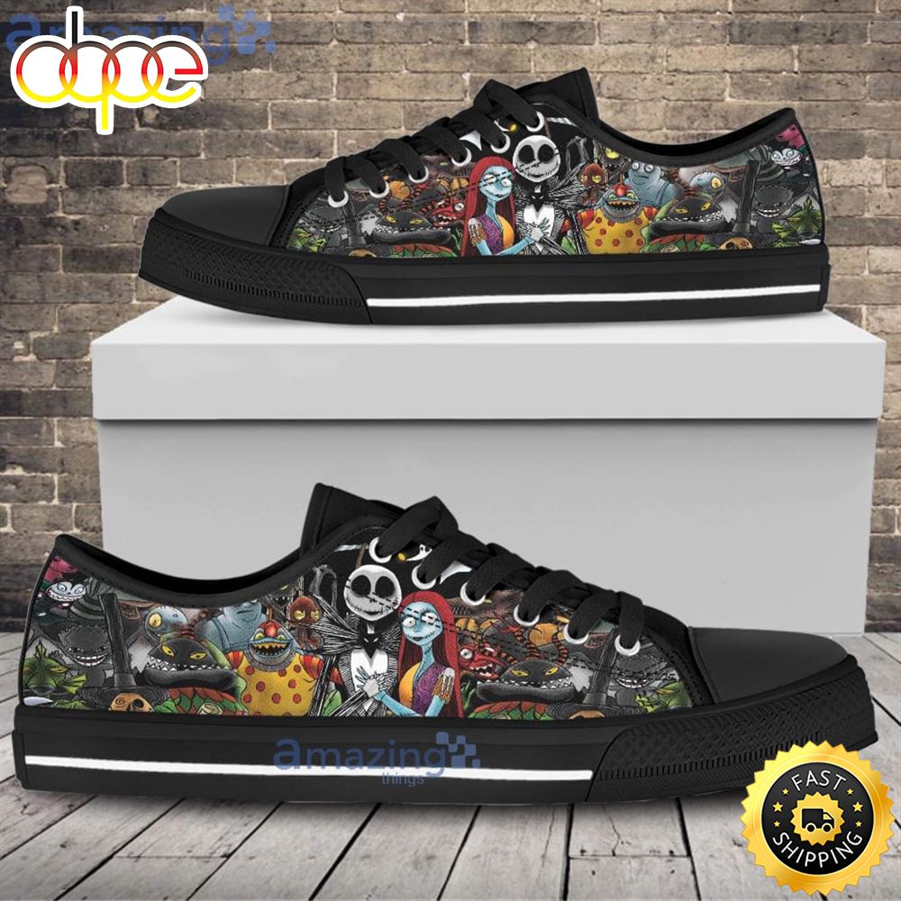Jack And Sally Nightmare Before Christmas Low Top Shoes Aff5dj