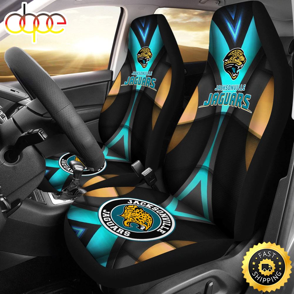 Jacksonville Jaguars American Football Club Skull Car Seat Covers Nfl Car Accessories Altxs7
