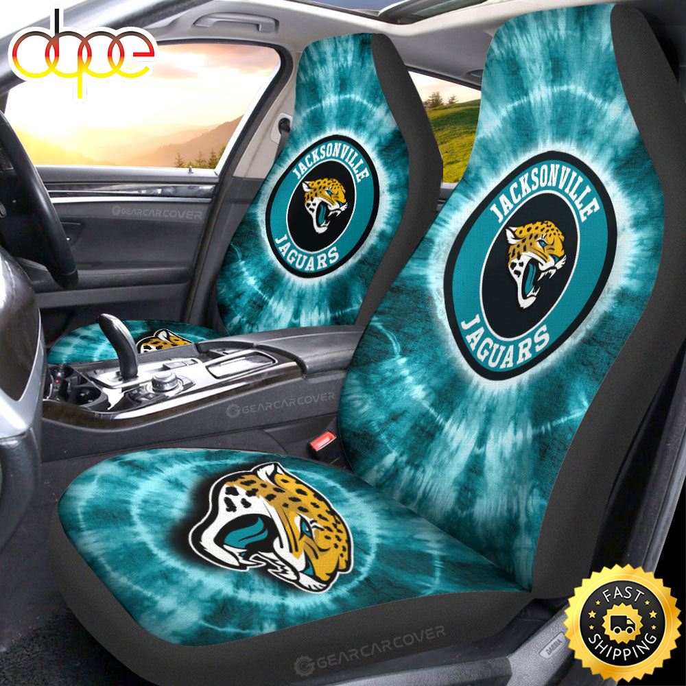 Jacksonville Jaguars Car Seat Covers Custom Tie Dye Car Accessories Sftn5y