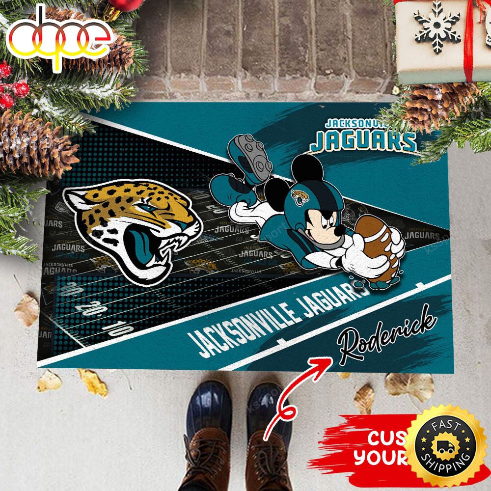 Jacksonville Jaguars NFL Custom Doormat For This Season Bn5v2c
