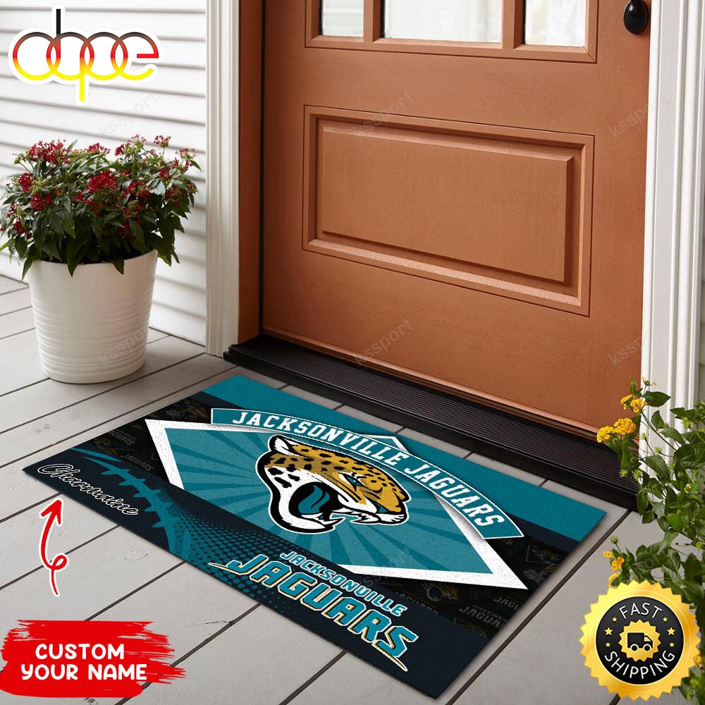 Jacksonville Jaguars NFL Personalized Doormat For This Season Qkkz6q