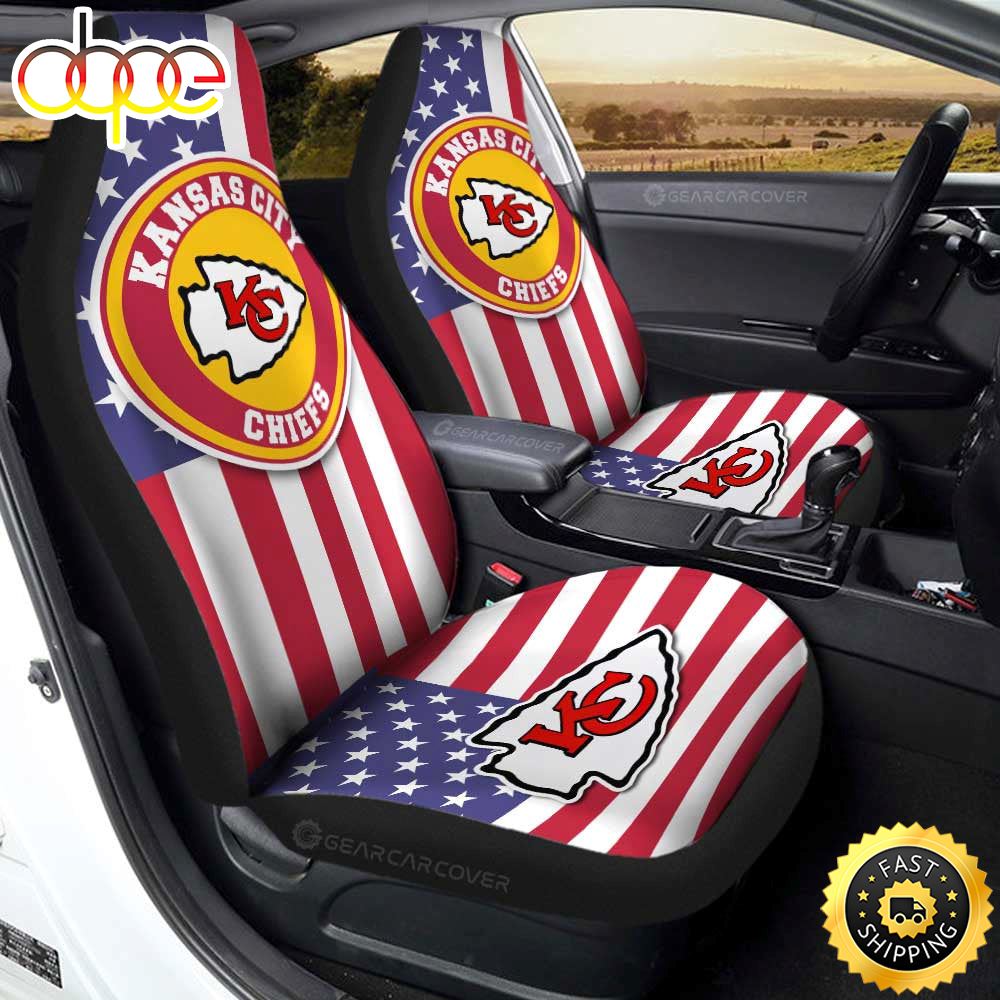 Kansas City Chiefs Car Seat Covers Custom Car Decor Accessories Lqpn6a