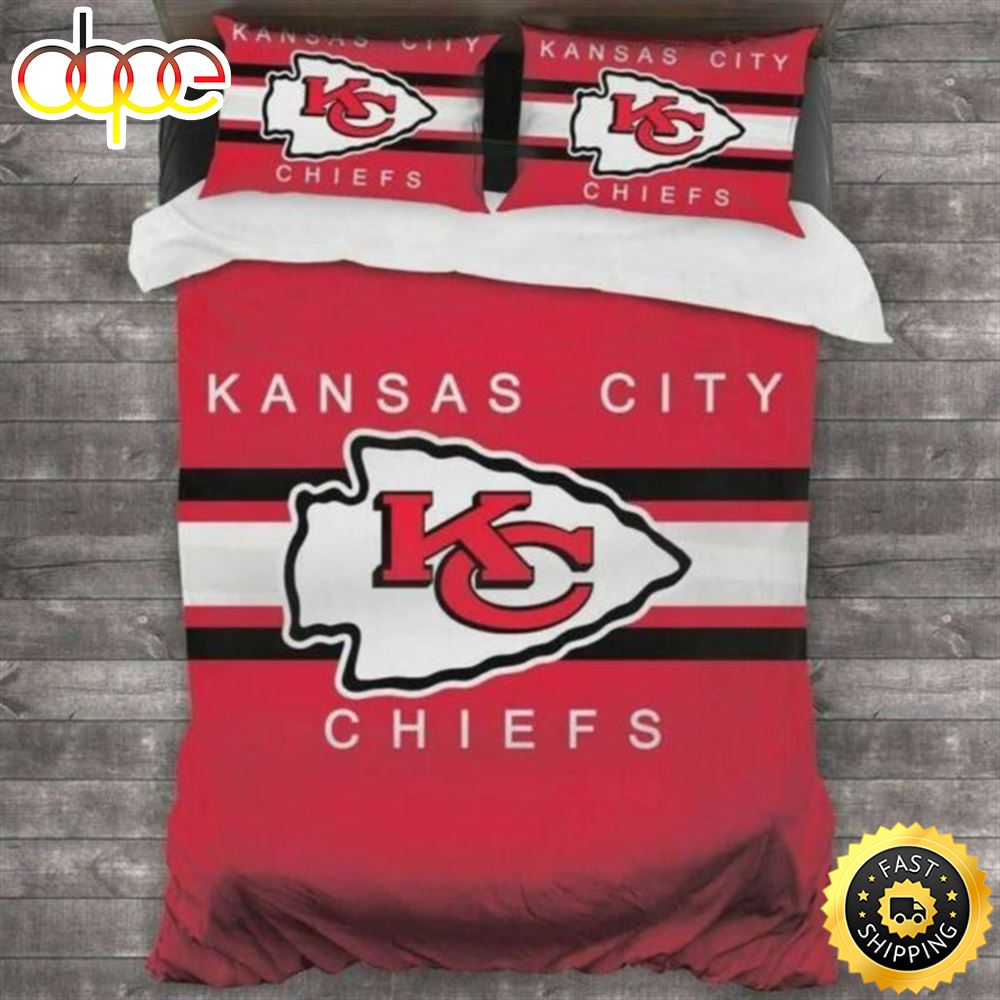 Kansas City Chiefs Football Bedding Sets Duvet Cover Pillowcases Gn6buc
