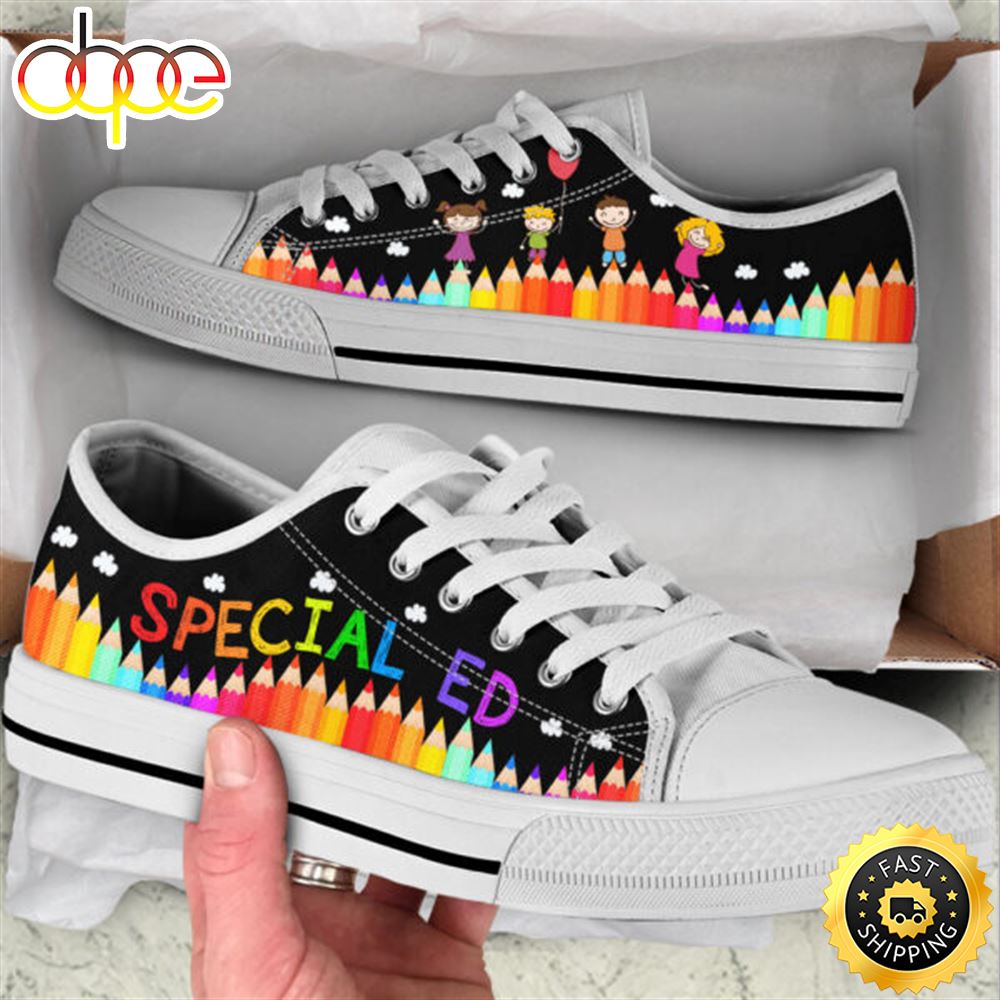 Lgbt Special Ed Abc Black Low Top Shoes Pdkrwn
