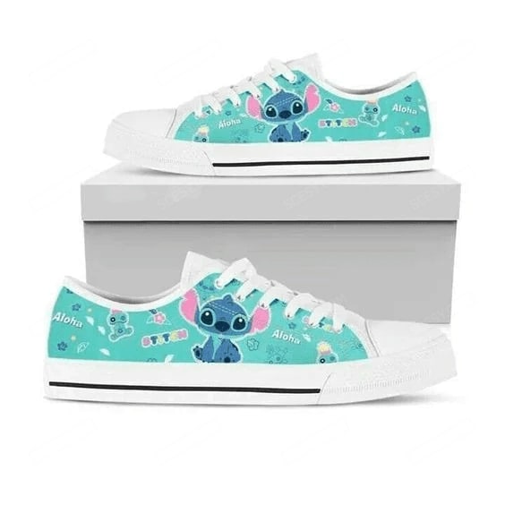 Limited Edition Lilo And Stitch Disney Low Top Shoes Otxtk8