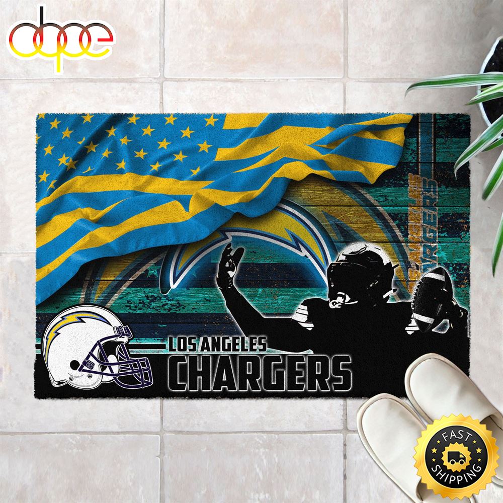 Los Angeles Chargers NFL Doormat For Your This Sports Season Hfkehg