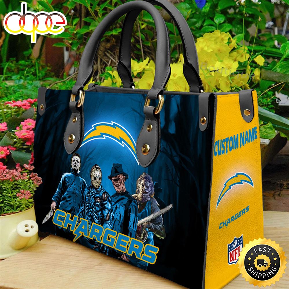 Los Angeles Chargers NFL Halloween Women Leather Hand Bag Sbcl5k