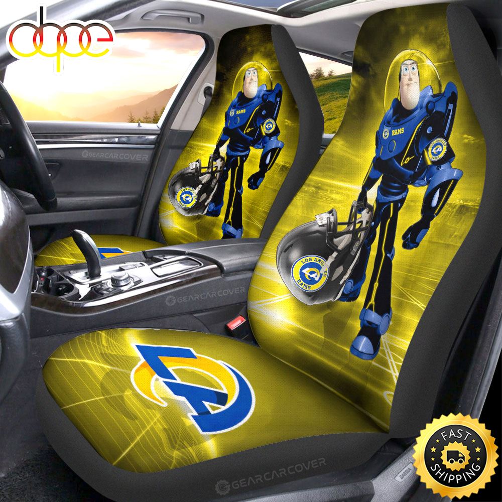 Los Angeles Rams Car Seat Covers Custom Car Accessories For Fan Bovgjv