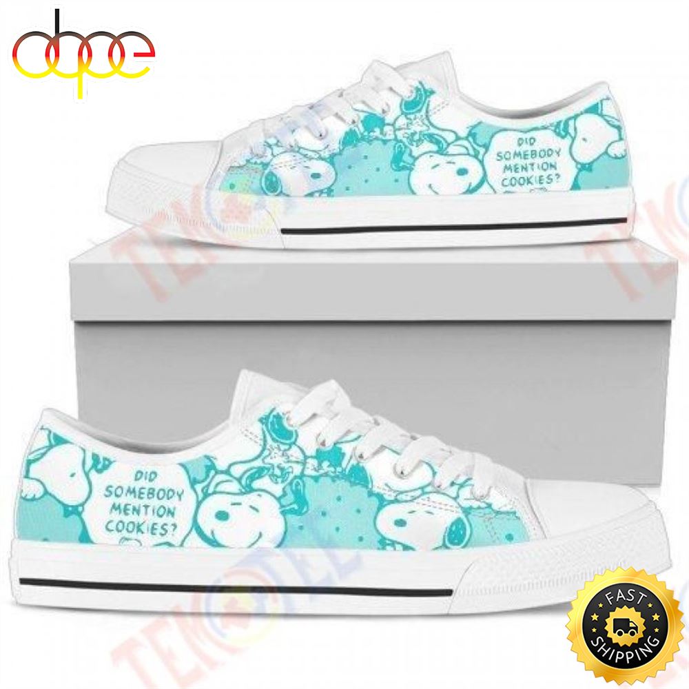 Mens Womens Blue Snoopy Low Top Shoes Custom Print Footwear Converse Shz5kk