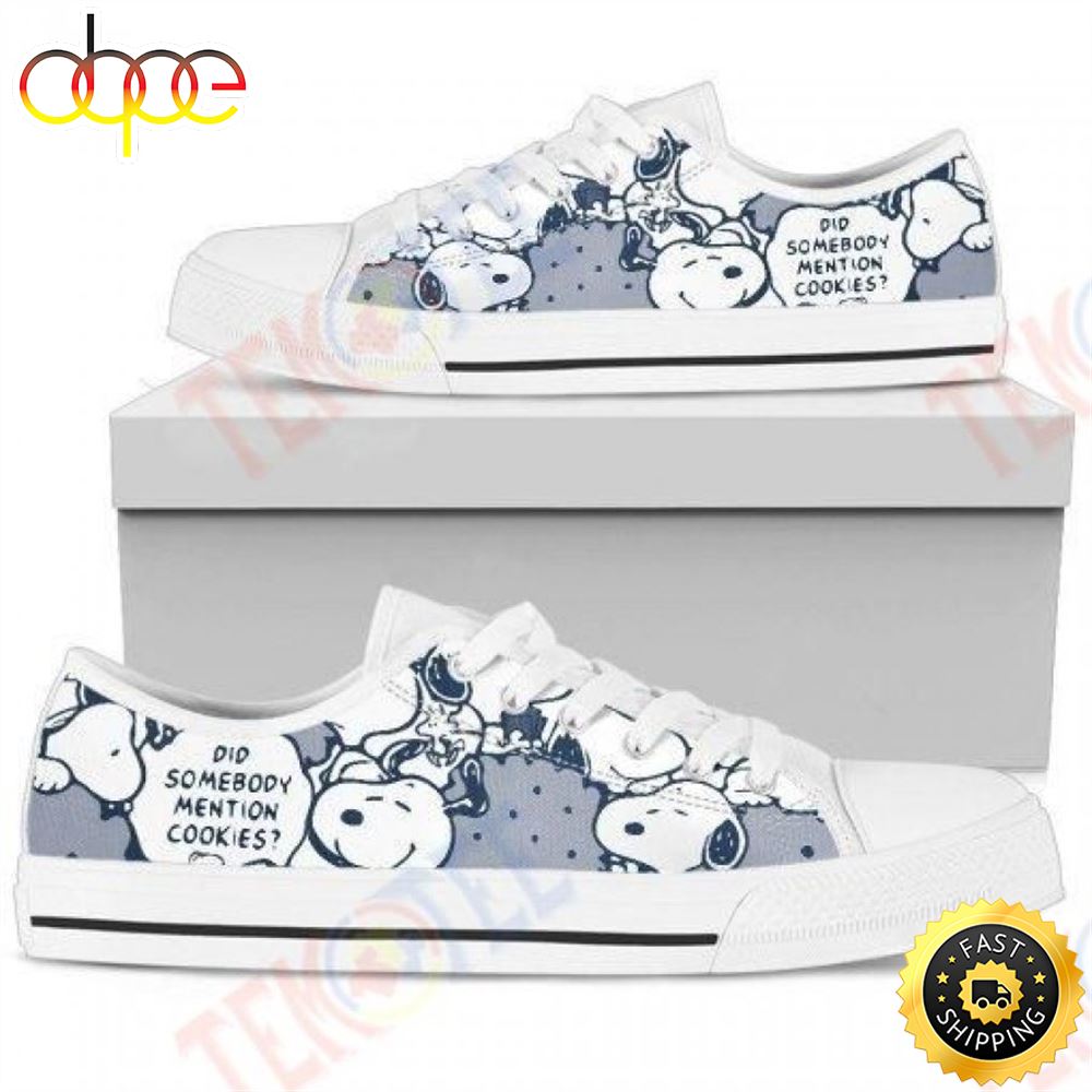 Mens Womens Navy Snoopy Low Top Shoes Custom Print Footwear Converse Vcdrtr