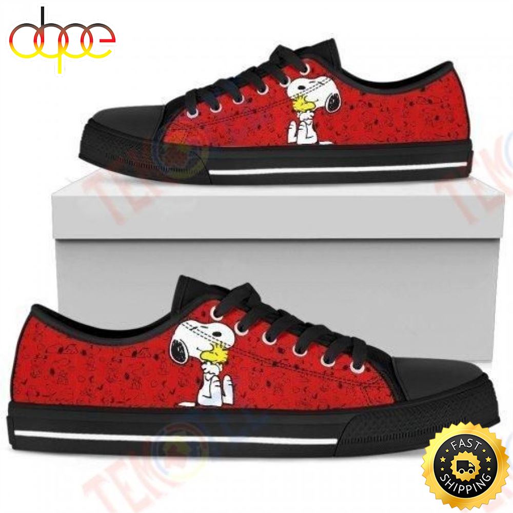 Mens Womens Snoopy And Woodstock Low Top Shoes Utb4fd