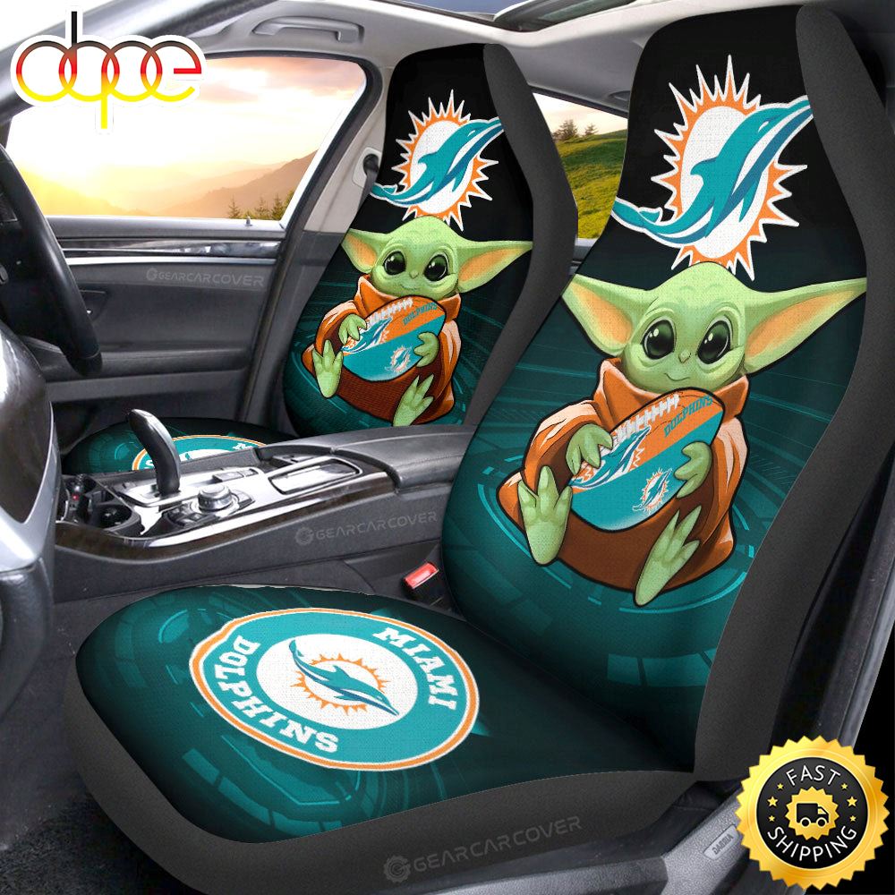 Miami Dolphins Car Seat Covers Custom Car Accessories For Fan 6115 Jemjbk